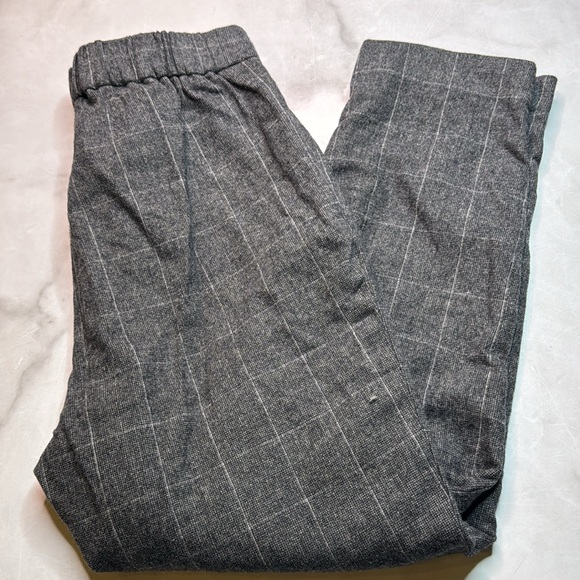 Aritzia Babaton Conan Wool and Cashmere Gray Plaid Pant - Picture 4 of 6